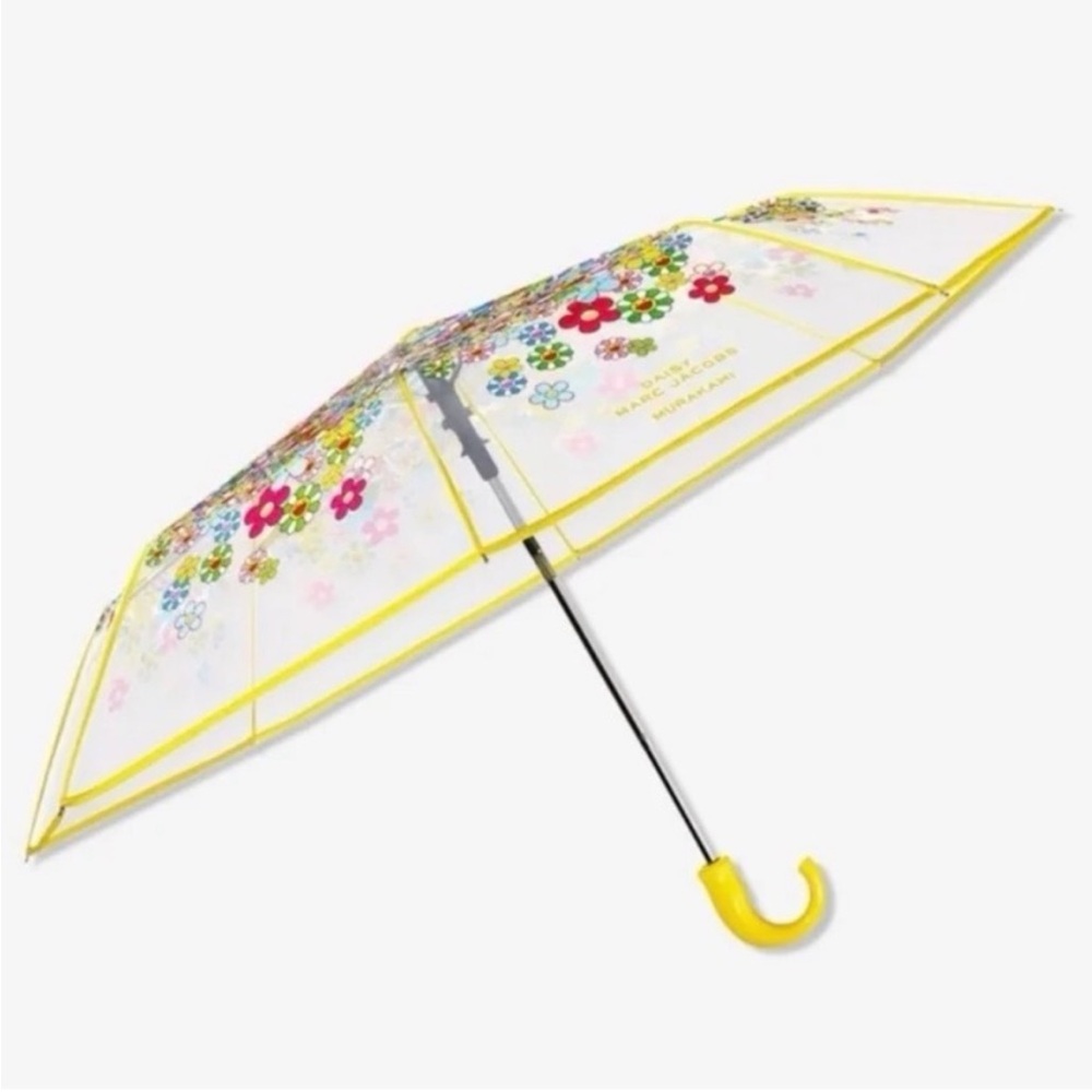 Marc Jacobs Daisy Murakami Flowers Umbrella Yellow Womens One Size